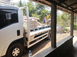Dropping Material Jalan Desa di Padukuhan Sulur 1 Mulai Dilaksanakan